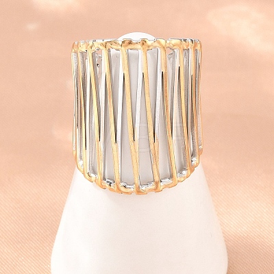 304 Stainless Steel Cuff Open Rings SA-H001-10GP-1