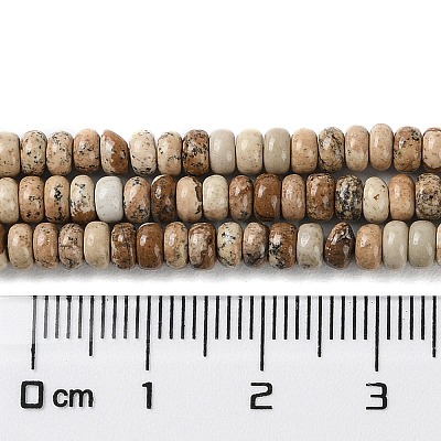 Natural Picture Jasper Beads Strands G-H292-A03-01-1