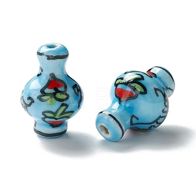 Handmade Porcelain Beads PORC-I013-01A-1