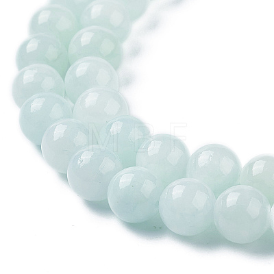 Natural Yellow Jade Beads Strands X-G-G598-4mm-YXS-20-1