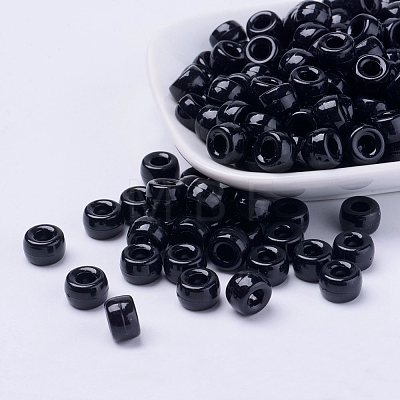 Halloween Theme Opaque Acrylic European Beads PL338-M-1