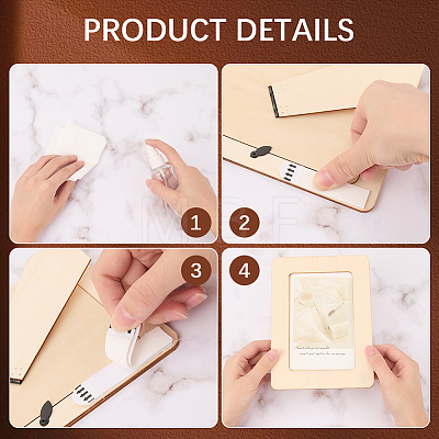 2 Sets 2 Styles Removable Plastic & Traceless Glue Hook and Loop Fastener DIY-CN0003-18-1