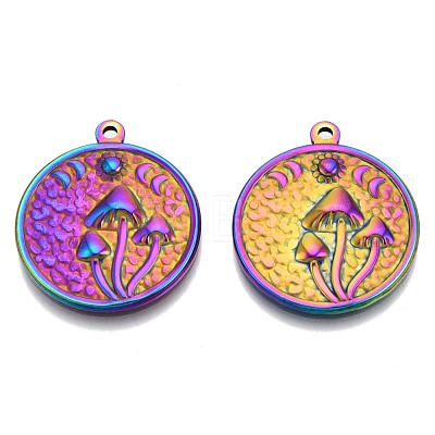 201 Stainless Steel Pendants STAS-N098-143M-1
