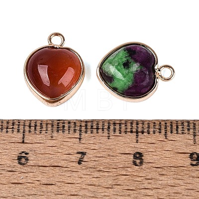 Natural & Synthetic Mixed Stone Pendants G-N371-18B-G-1