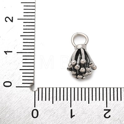 925 Sterling Silver Dandelion Flower Charms STER-D300-25AS-1