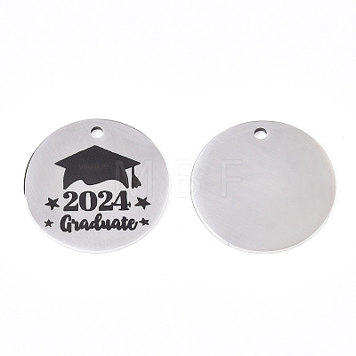 Non-Tarnish 201 Stainless Steel Pendants LS-STAS-T064-38P-25-1