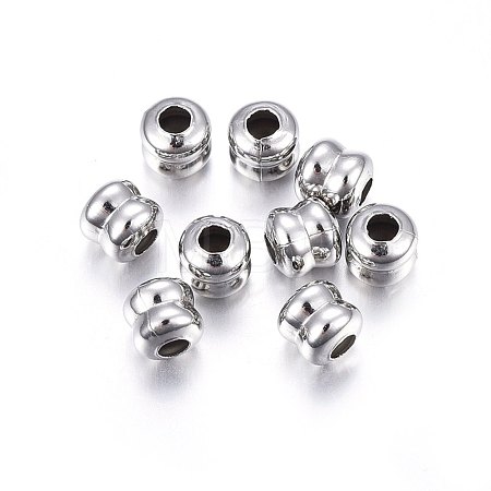 Tarnish Resistant 304 Stainless Steel Beads STAS-F174-33P-1