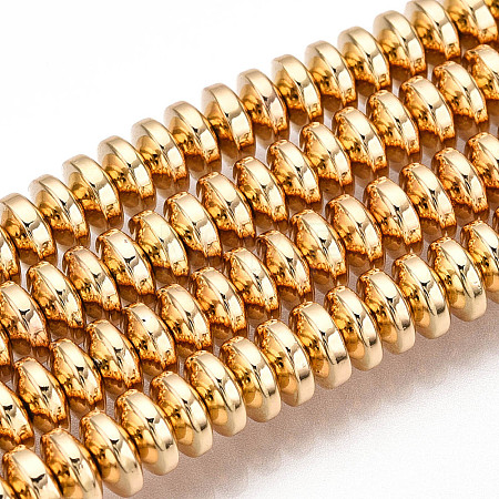 Electroplate Non-magnetic Synthetic Hematite Bead Strands G-Q465-11KC-1