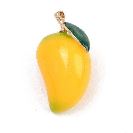 Fruit Theme Resin Big Pendants FIND-E053-01A-G-1