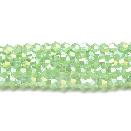 Imitation Jade Electroplate Glass Beads Strands LS-GLAA-F029-J4mm-A01-1