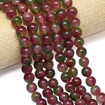 Natural Malaysia Jade Beads Strands G-B165-C03-10mm-1