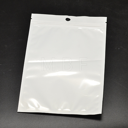 Pearl Film PVC Resealable Packaging Bags X-OPP-L001-02-15x22cm-1