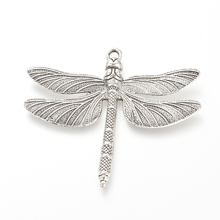 Tibetan Style Alloy Big Pendants X-TIBE-S302-01AS-NR-1