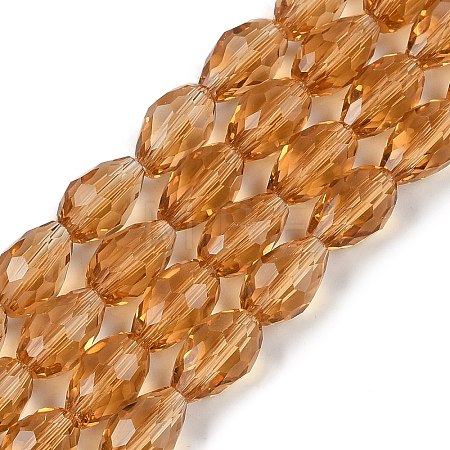 Transparent Glass Beads Strands EGLA-N013-T6mm-D21-1