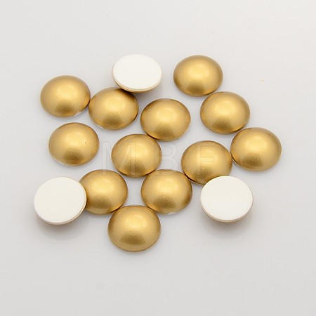 Acrylic Cabochons ACAB-N003-12mm-Y9-1