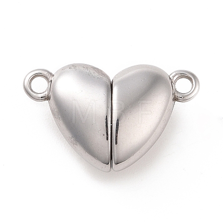 Non-Tarnish 316 Surgical Stainless Steel Magnetic Clasps X-STAS-B029-04-1