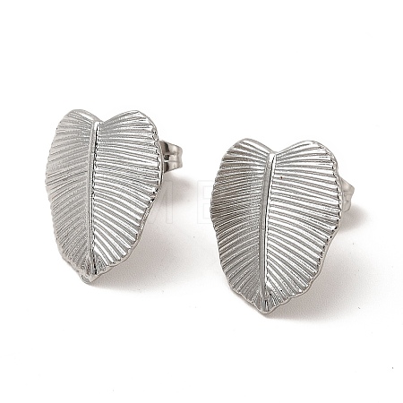 Non-Tarnish 304 Stainless Steel Stud Earrings for Women LS-EJEW-I281-37P-1