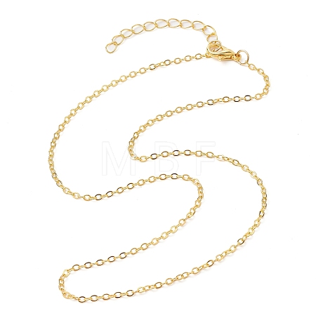 Brass Cable Chain Necklaces NJEW-JN04511-01-1