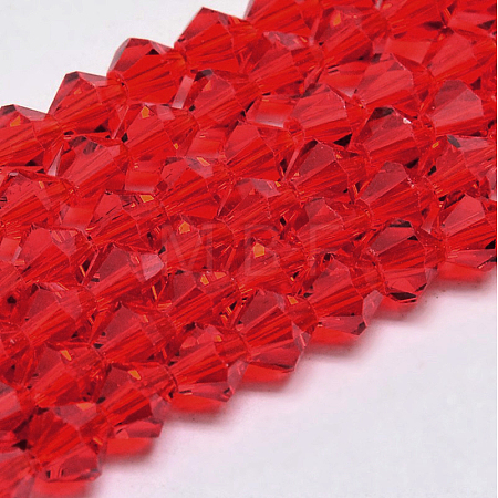 Transparent Glass Beads Strands EGLA-A039-T6mm-D14-1