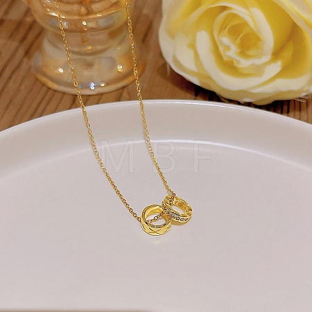 Stainless Steel Cable Chain Necklaces FS-WG30730-21-1