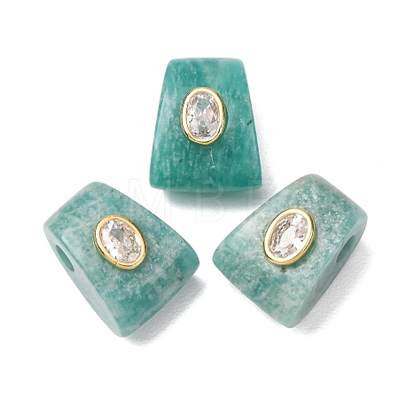 Natural Amazonite European Beads GG-CBA9389-02I-1
