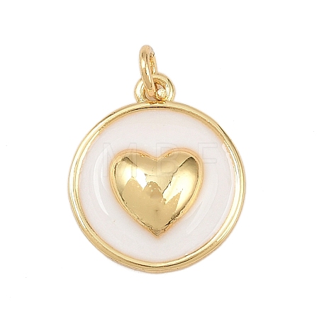 Brass Enamel Pendants X-KK-L251-02G-A04-1