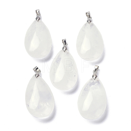 Natural Quartz Crystal Pendants X-G-D084-01P-B17-1