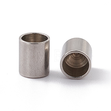 Tarnish Resistant 201 Stainless Steel Cord Ends STAS-G288-01B-P-1