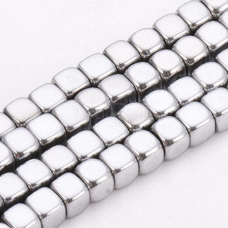 Electroplate Non-magnetic Synthetic Hematite Beads Strands G-Q486-111D-1