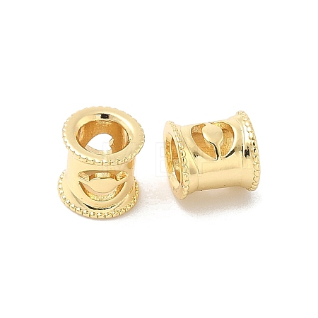 Brass European Beads KK-B166-01G-0-1