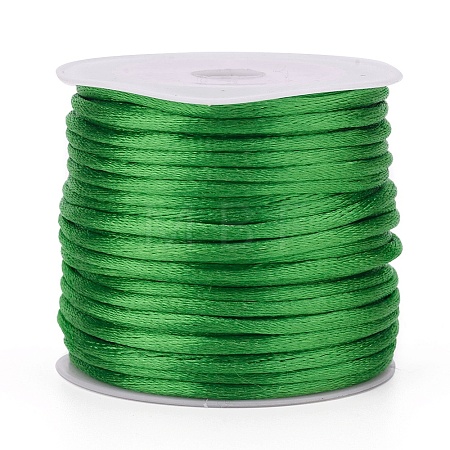 Nylon Satin Rattail Cords NWIR-L006-1.5mm-09-1