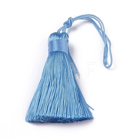 Polyester Tassel Big Pendants HJEW-K030-A-22-1