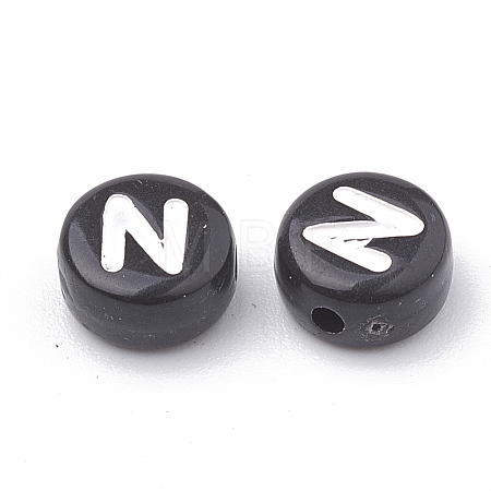Opaque Acrylic Beads LS-X-SACR-N002-02N-1