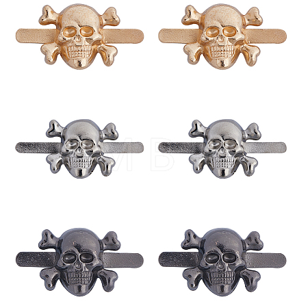 30Pcs 3 Colors Zinc Alloy Bag Decorative Buckle Clips FIND-GF0005-14-1