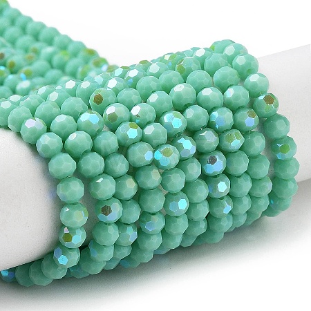 Opaque Glass Beads Strands EGLA-A035-P4mm-L14-1