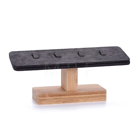T-Bar Microfiber Cloth Ring Display Stands RDIS-I002-01B-1