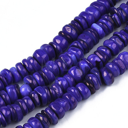 Natural Trochid Shell/Trochus Shell Beads Strands SHEL-S258-081-B03-1