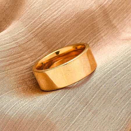 201 Stainless Steel Wide Band Finger Rings RJEW-K252-02F-G-1