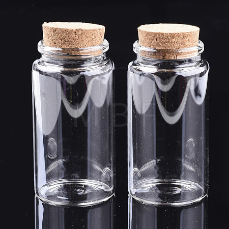Glass Jar Glass Bottles Bead Containers AJEW-S074-03C-1