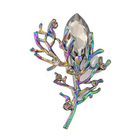 Alloy Rhinestone Brooches JEWB-M046-21B-1