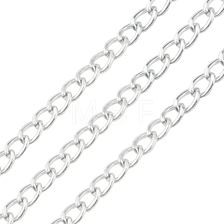 Aluminium Twisted Curb Chains CHA-YW0001-01S-1