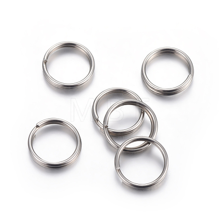 Tarnish Resistant 304 Stainless Steel Split Rings STAS-P223-22P-06-1