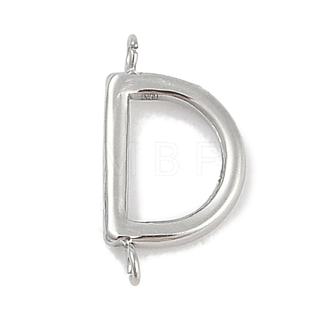 304 Stainless Steel Letter Connector Charms STAS-M108-01P-04-1