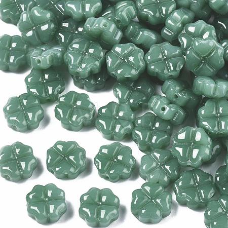 Spray Painted Glass Beads GLAA-N035-019-A01-1