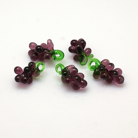 Autumn Theme Handmade Lampwork Beads X-LAMP-Q014-1-1