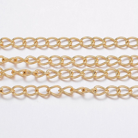 Ion Plating(IP) 304 Stainless Steel Curb Chains CHS-H017-03G-20M-1