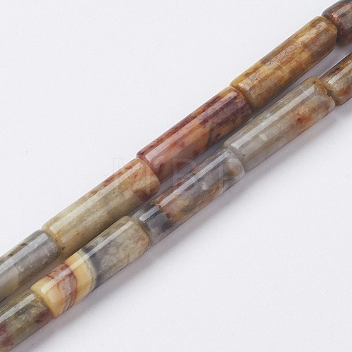Natural Crazy Agate Bead Strands X-G-G968-F11-1