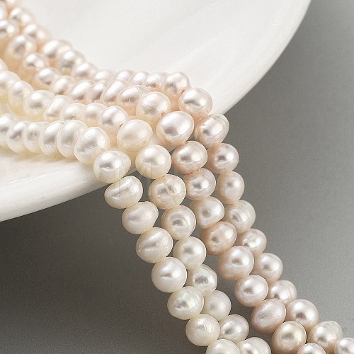 Natural Cultured Freshwater Pearl Beads Strands PEAR-C003-17C-1