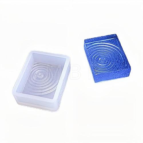 DIY Water Wave Rectangle Silicone Molds DIY-G014-17A-1