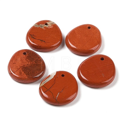 Natural Red Jasper Pendants G-M440-03A-1